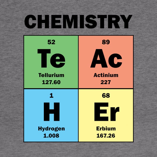 Chemistry Teacher Shirt | Periodic Table by Gawkclothing